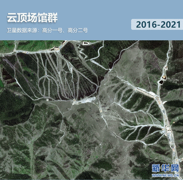 衛(wèi)星見證，這里如何變身“冬奧小城”