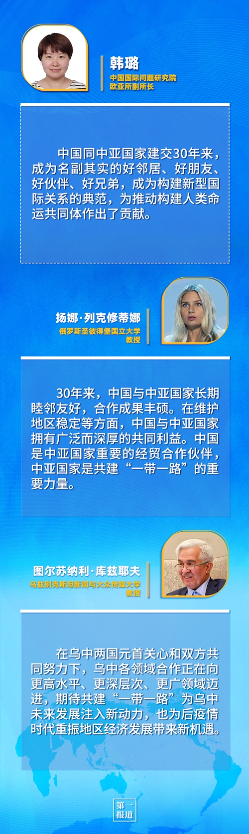 第一報(bào)道 | 建交三十年，習(xí)主席這樣評(píng)價(jià)與中亞五國關(guān)系
