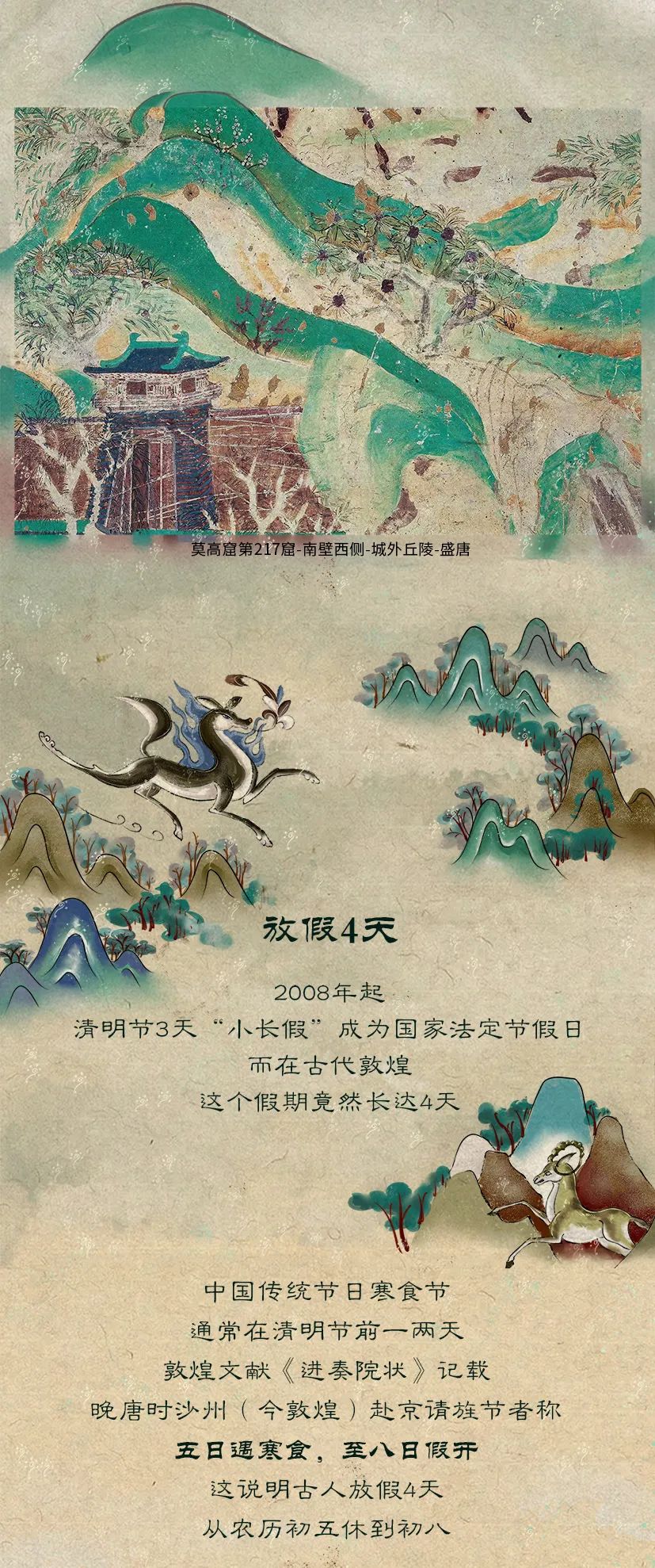 敦煌壁畫(huà)里的清明，不止雨紛紛