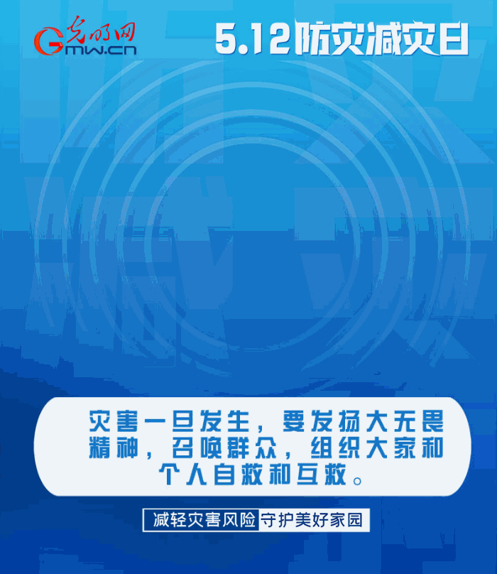 【動態(tài)海報】減輕災害風險，從這10個字開始