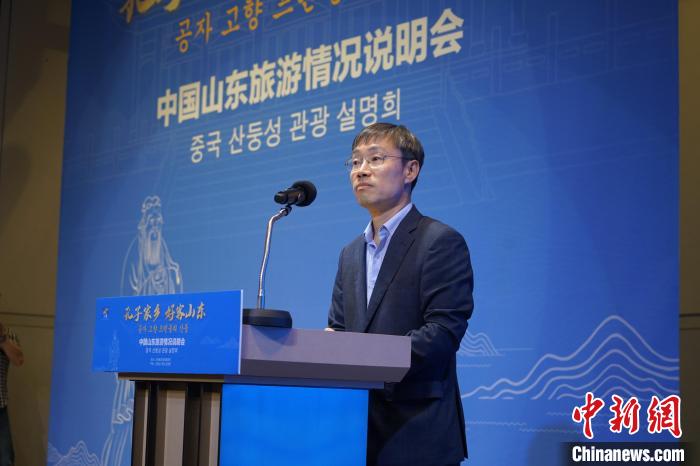 首爾市政府觀光體育局局長金英渙致辭?！⑿?攝