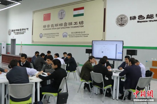 2023年4月，位于杜尚別的塔吉克斯坦魯班工坊課堂。張碩 攝