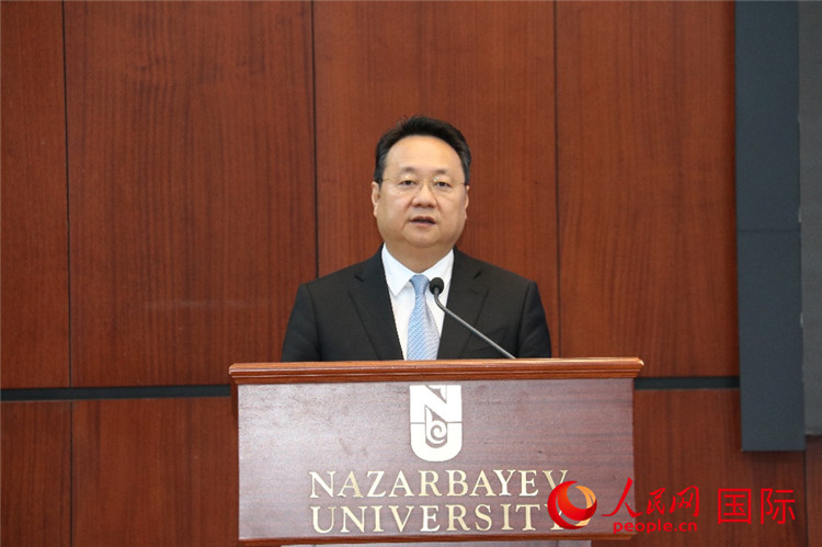 中共中央宣傳部副部長王綱致辭。人民網(wǎng)記者 李強(qiáng)攝
