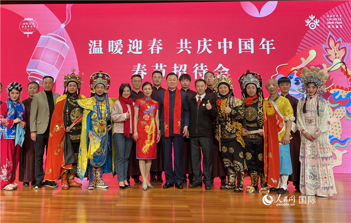 當(dāng)?shù)貢r間2月5日晚，中國駐美國大使館舉辦僑學(xué)界專場春節(jié)招待會。 人民網(wǎng)記者 李志偉攝
