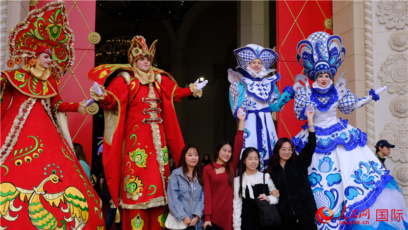 北京展覽館舉辦首屆俄羅斯“謝肉節(jié)”慶祝活動。人民網 褚夢琦攝