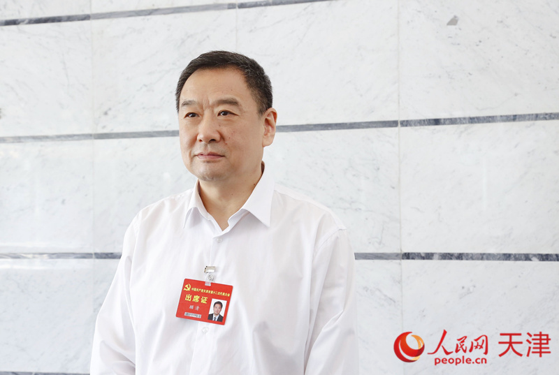 天津市第十二次黨代會(huì)代表、天津市政府副秘書長(zhǎng)、市衛(wèi)生健康委黨委副書記、主任顧清 人民網(wǎng) 孫翼飛攝
