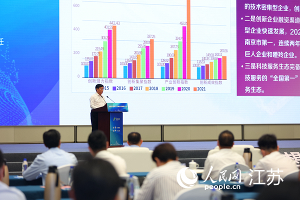 2022南京江北新區(qū)創(chuàng)新活力指數(shù)發(fā)布。江北新區(qū)供圖