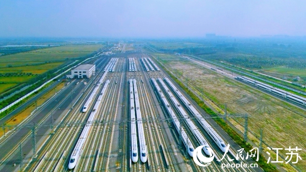 南京動車段南通動車所。人民網(wǎng)記者 王繼亮攝