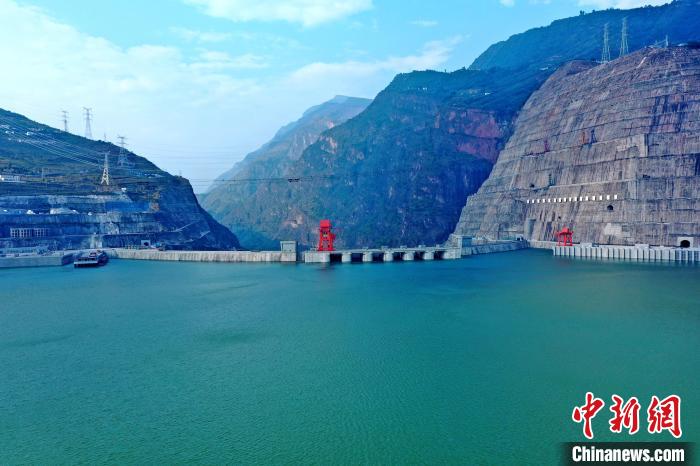 圖為白鶴灘水電站。　水電四局供圖