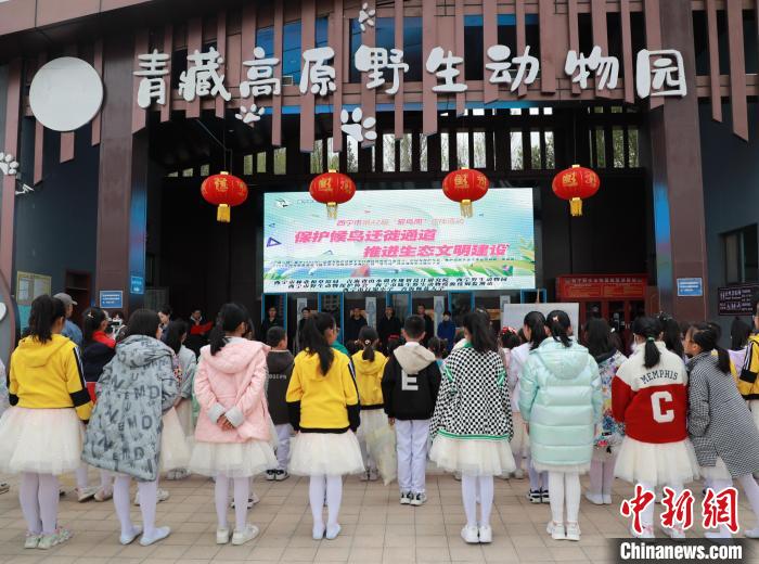 圖為青海省西寧市開展第42屆“愛鳥周”科普宣傳活動(dòng)?！●R銘言 攝