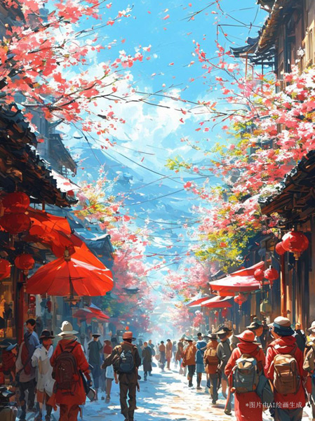 【巳巳如意萬象新】漫評丨紅紅火火中國年，照見新年新圖景