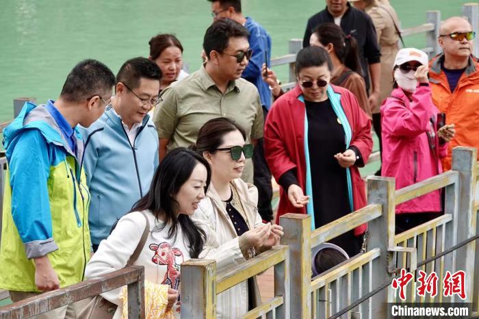 全國新的社會階層人士服務(wù)團(tuán)考察林芝巴河鎮(zhèn)生態(tài)保護(hù)項(xiàng)目?！∧岈?shù)┰龉﹫D