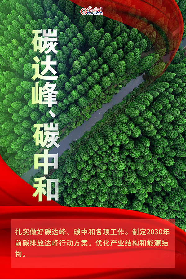 海報(bào)| 2021年政府工作報(bào)告，提到這些生態(tài)環(huán)保關(guān)鍵詞